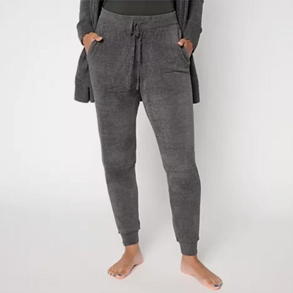 Barefoot Dreams CozyChic Ultra Lite Joggers M Taupe Cozy Loungewear Boho
